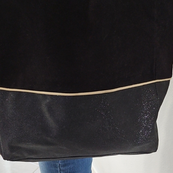 Victoria's Secret Black and Glitter Tote - Picture 3 of 10